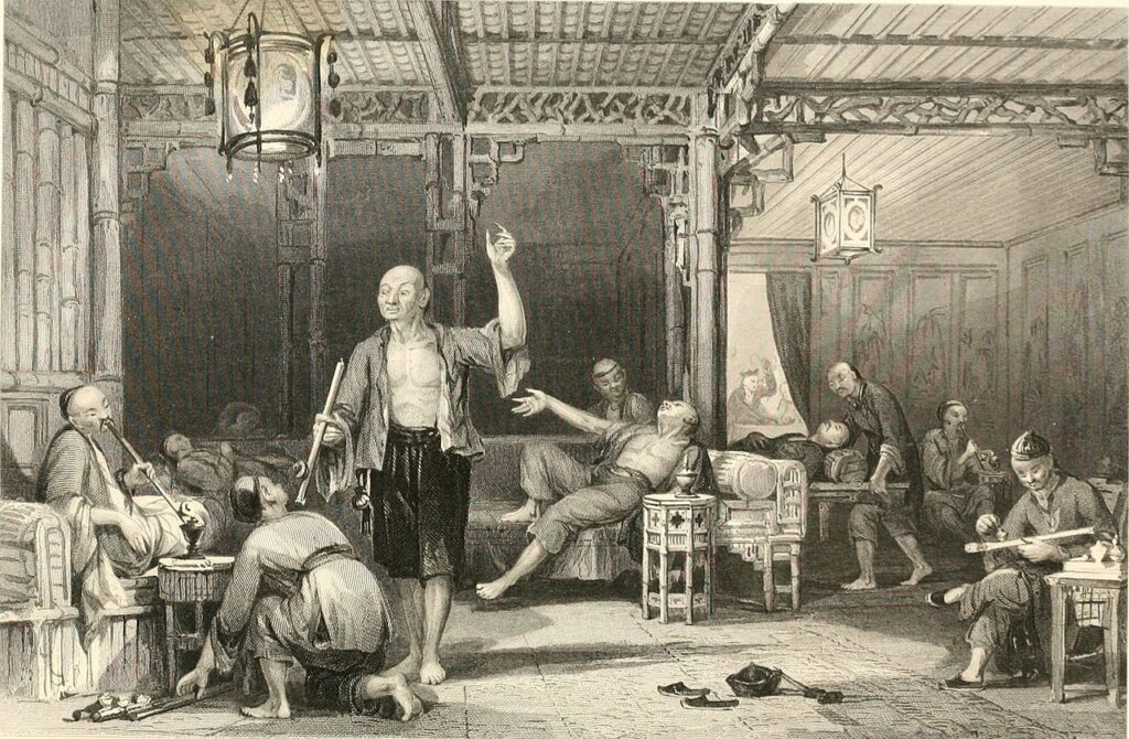 China prohibits the opium trade