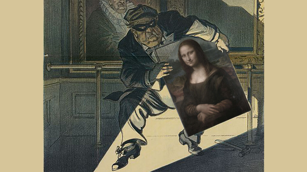 The "Mona Lisa" is stolen
