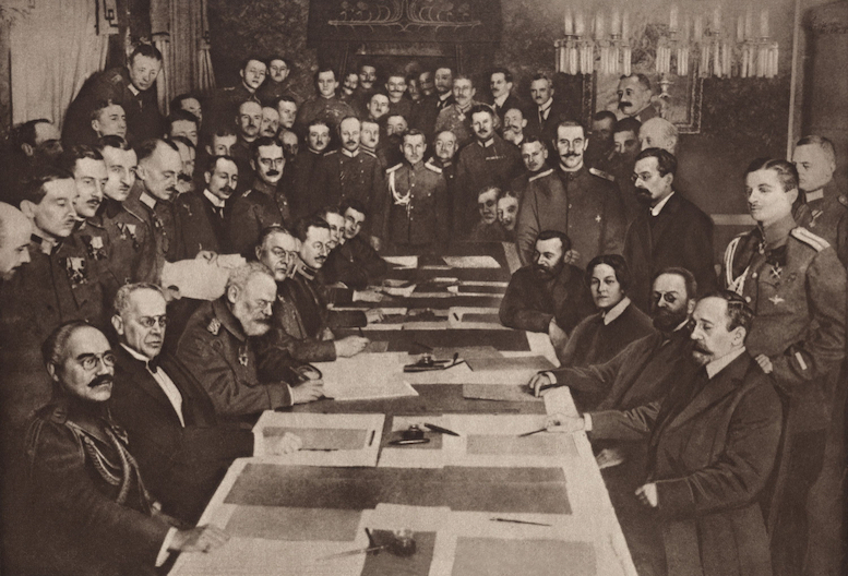 Treaty of Versailles, ending WWI and establishing the League of Nations, is signed in France