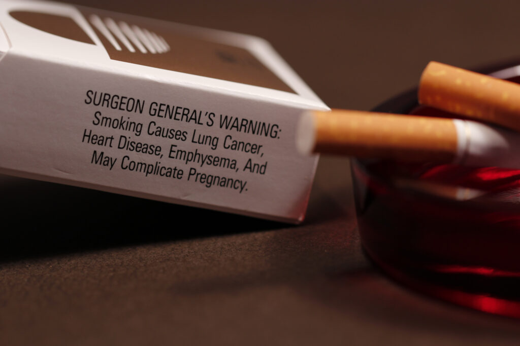 U.S. Surgeon General Declared Cigarettes Potentially Hazardous to Health