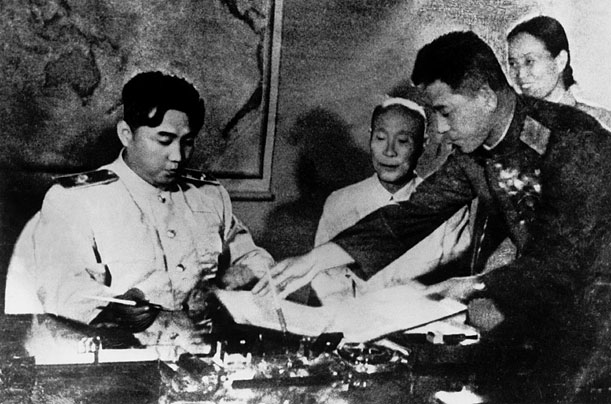 The Signing of the Korean Armistice Agreement