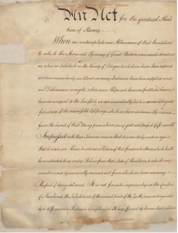 Pennsylvania Became First State to Abolish Slavery