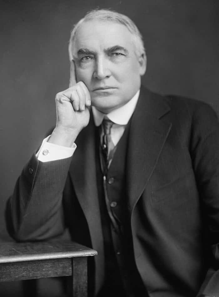 The First President to Pay Taxes: Warren G. Harding