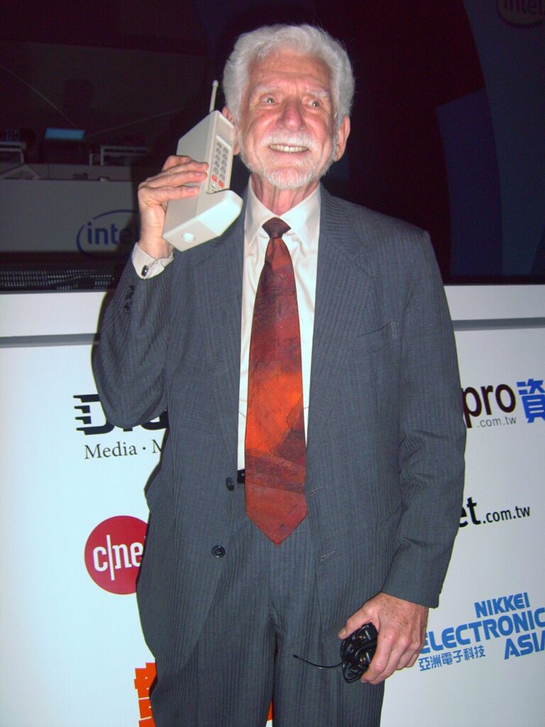 Motorola Employee Martin Cooper Makes The First Mobile Phone Call