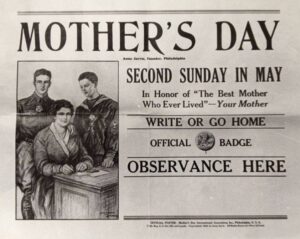 Woodrow Wilson Declares First Mother's Day